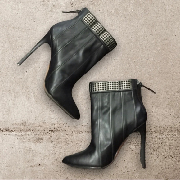 L.A.M.B. Shoes - LAMB Leather Black Booties